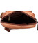 Pánska kožená taška hladká svetlohnedá - Diviley Iolin New22