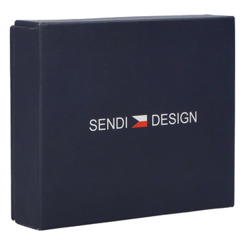 Pánska kožená peňaženka čierna - SendiDesign Maty New