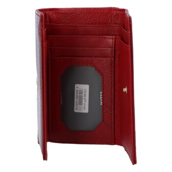 Dámska kožená peňaženka červená - Ellini Liviana