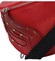 Luxusná kožená kabelka ľadvinka tmavočervená - ItalY Banana