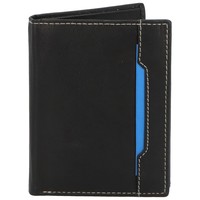 Pánska kožená peňaženka čierna - Diviley Rangan R Blue