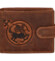Pánska kožená peňaženka hnedá - Delami Aroga Strelec