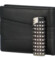Pánska kožená peňaženka čierna hladká - Tomas Inrogo