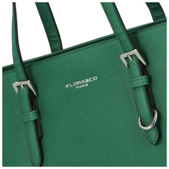 Dámska kabelka cez rameno tmavo zelená - FLORA&CO Dianna