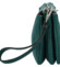 Dámska kožená listová kabelka tyrkysovo zelene - ItalY Bonnie
