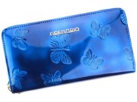 Dámska kožená púzdrová peňaženka modrá - Gregorio Mallvina