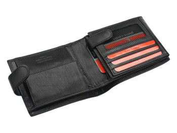 Pánska kožená peňaženka čierna - Pierre Cardin Eliott