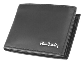 Pánska kožená peňaženka čierna - Pierre Cardin Forstt