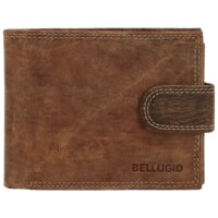 Pánska kožená peňaženka svetlohnedá - Bellugio Santiago