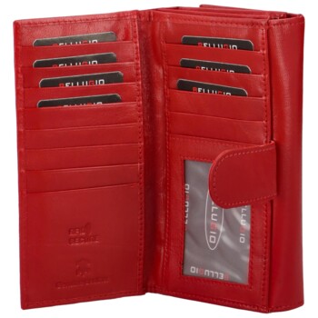 Dámska kožená peňaženka červená - Bellugio Ermína