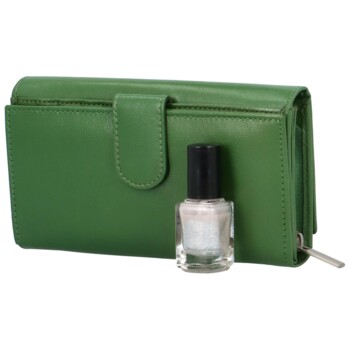 Dámska kožená peňaženka zelená - Bellugio Ermína