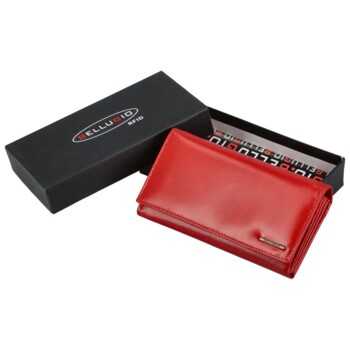 Dámska kožená peňaženka červená - Bellugio Soffa