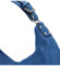 Dámska kožená kabelka cez plece modrá - Delami Lucisa