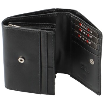 Dámska kožená peňaženka čierna - Bellugio Glorgia