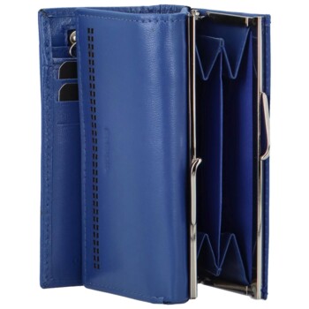 Dámska kožená peňaženka modrá - Bellugio Xagnana