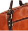 Cestovná kožená taška koňakovo/hnedá - Delami Ofelie