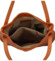 Dámska kožená kabelka cez plece oranžová - Delami Nellis