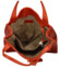 Dámska kožená kabelka cez plece oranžová - Delami Methya