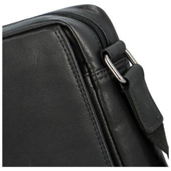 Pánska kožená taška čierna - SendiDesign Merlim A
