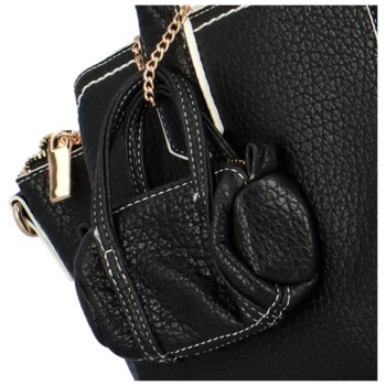 Dámska kabelka do ruky čierna - Potri Michonn