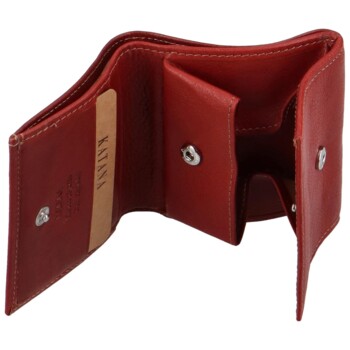 Dámska kožená peňaženka červená - Katana Triwia