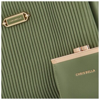 Dámska kabelka cez rameno zelená - Chrisbella Shaniqa