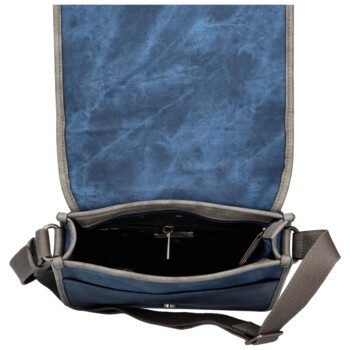 Modrá moderná pánska taška cez plece - Lee Cooper Adrastos
