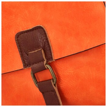 Dámska crossbody kabelka oranžová - Paolo bags Siwon