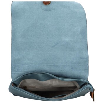 Dámsky kabelko/batoh džínsovo modrý - Paolo bags Olefir
