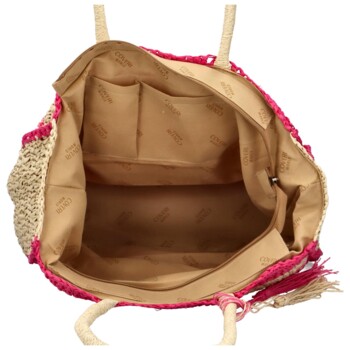 Dámska kabelka cez plece ružová - Coveri Sindra