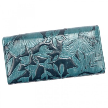 Dámska kožená peňaženka modrá - Gregorio Leriana