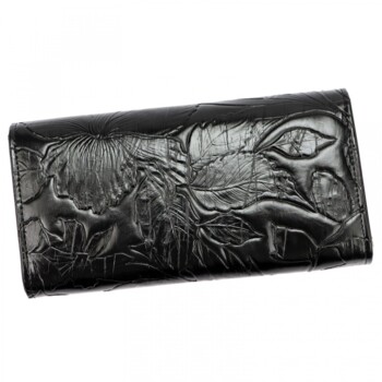 Dámska kožená peňaženka čierna - Gregorio Leriana