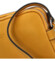 Dámska kožená crossbody kabelka žltá - Katana Prina