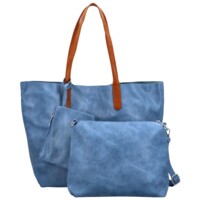 Dámska kabelka na rameno 2v1 modrá - Herisson Maggie