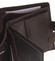 Pánska kožená hnedá peňaženka - Delami 8703