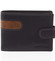 Obľúbená pánska kožená peňaženka čierna - SendiDesign Igeal