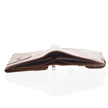 Pánska kožená peňaženka svetlohnedá - Delami Armando