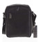 Pánska kožená crossbody taška na doklady čierna - SendiDesign Niall