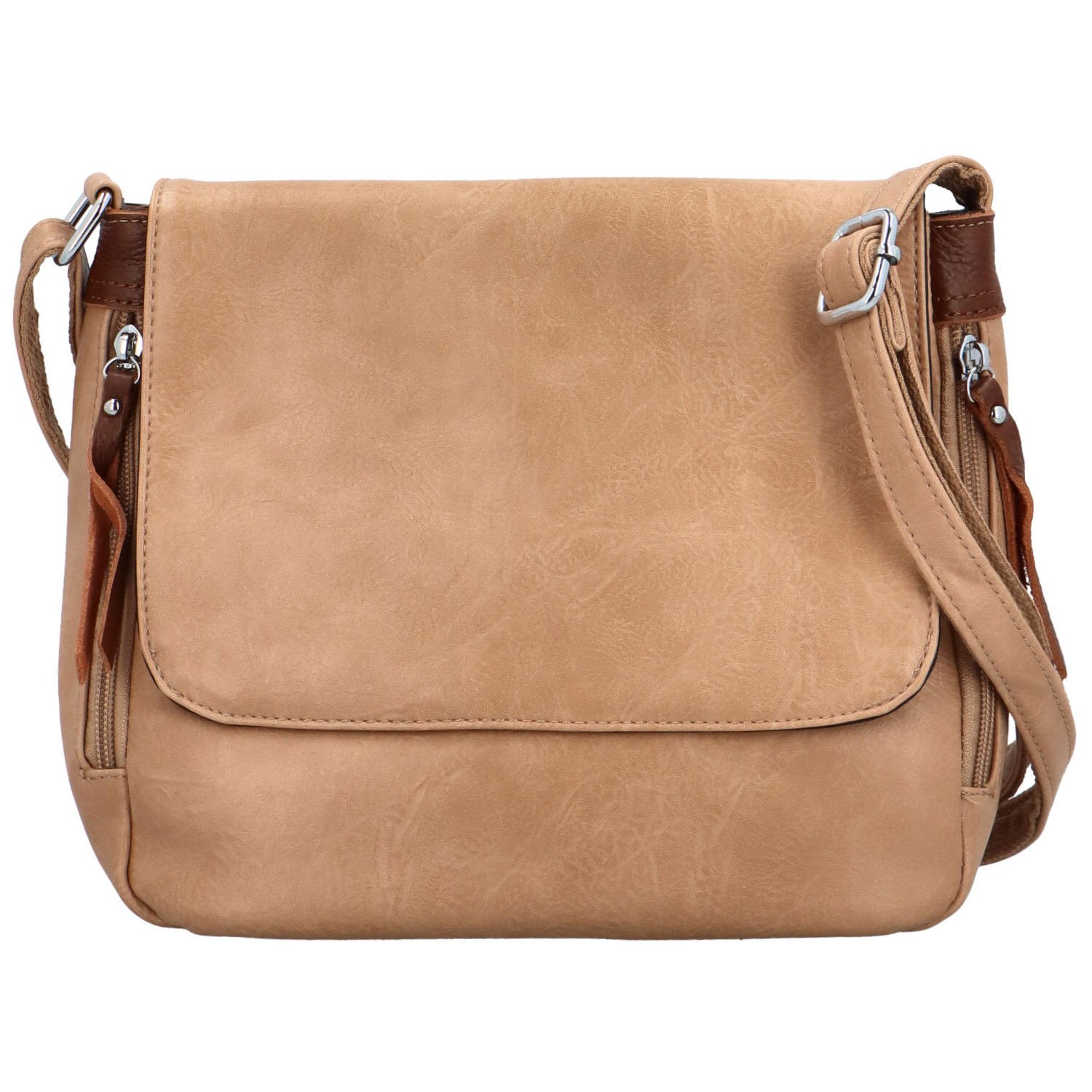 Dámska crossbody kabelka khaki - Firenze Ceryss