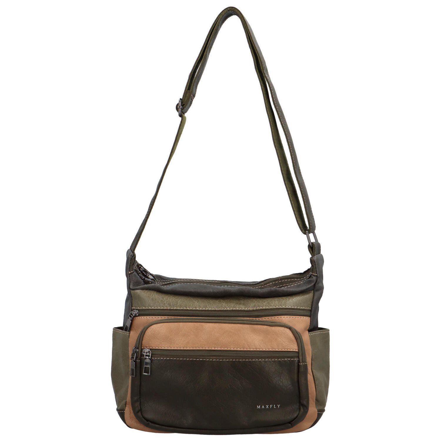 Dámska crossbody kabelka army/zelená - MaxFly Fiorella