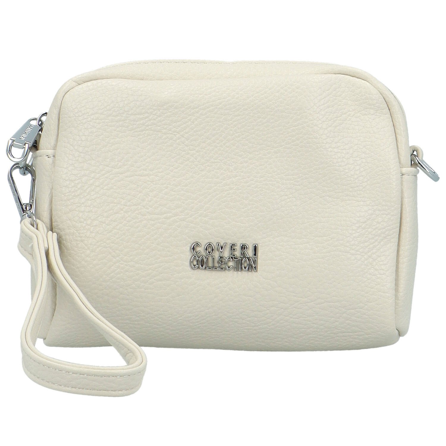 Dámska mini crossbody kabelka krémová - Coveri Cary