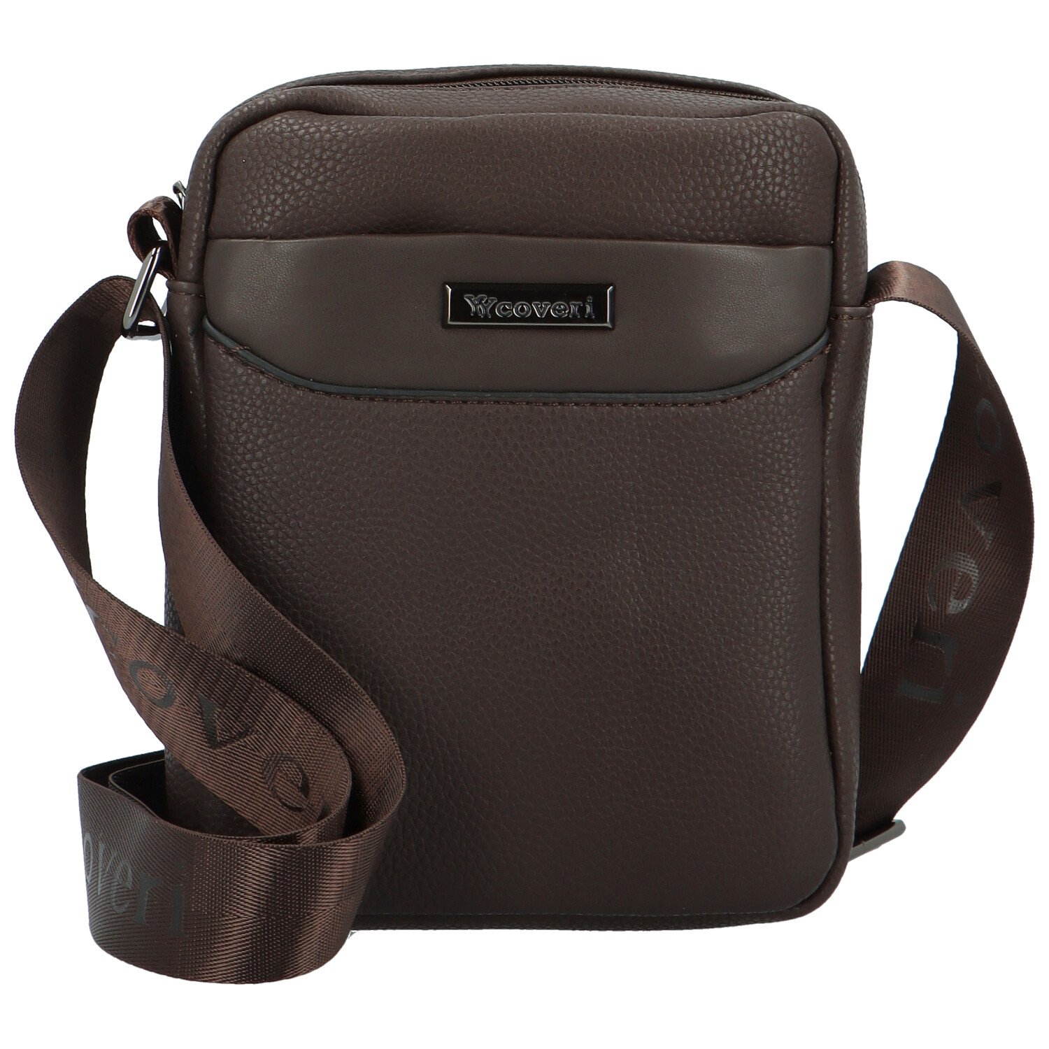 Pánska crossbody taška coffee - Coveri Miach