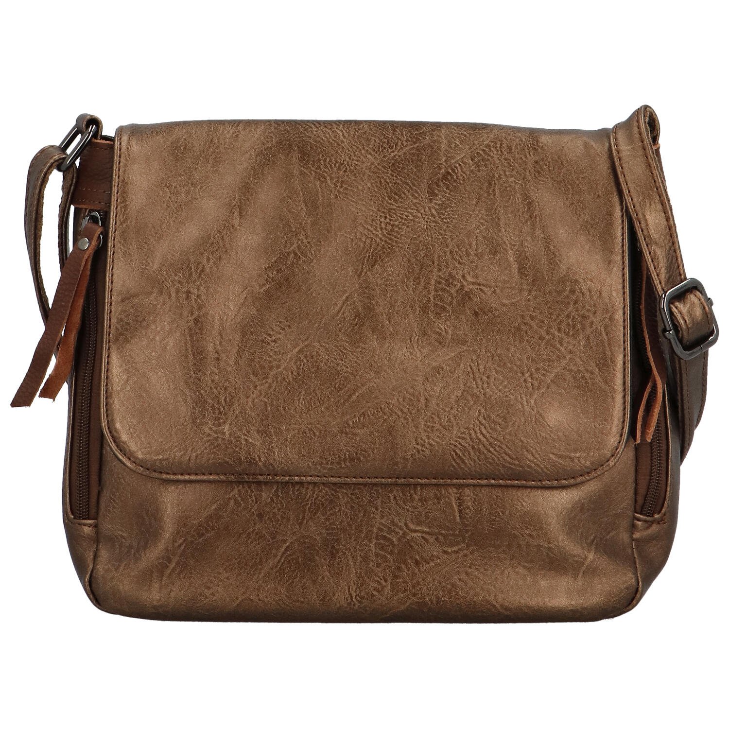 Dámska crossbody kabelka bronzová - Firenze Ceryss