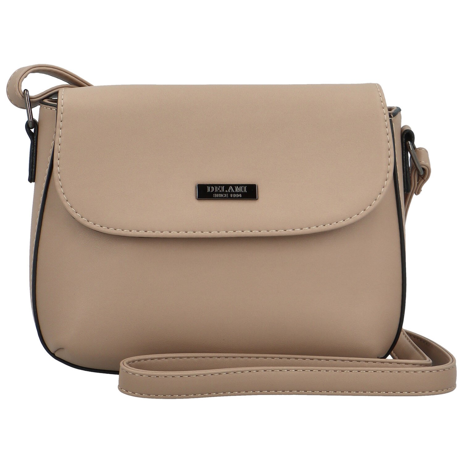 Dámska crossbody kabelka taupe - Delami Little Mia