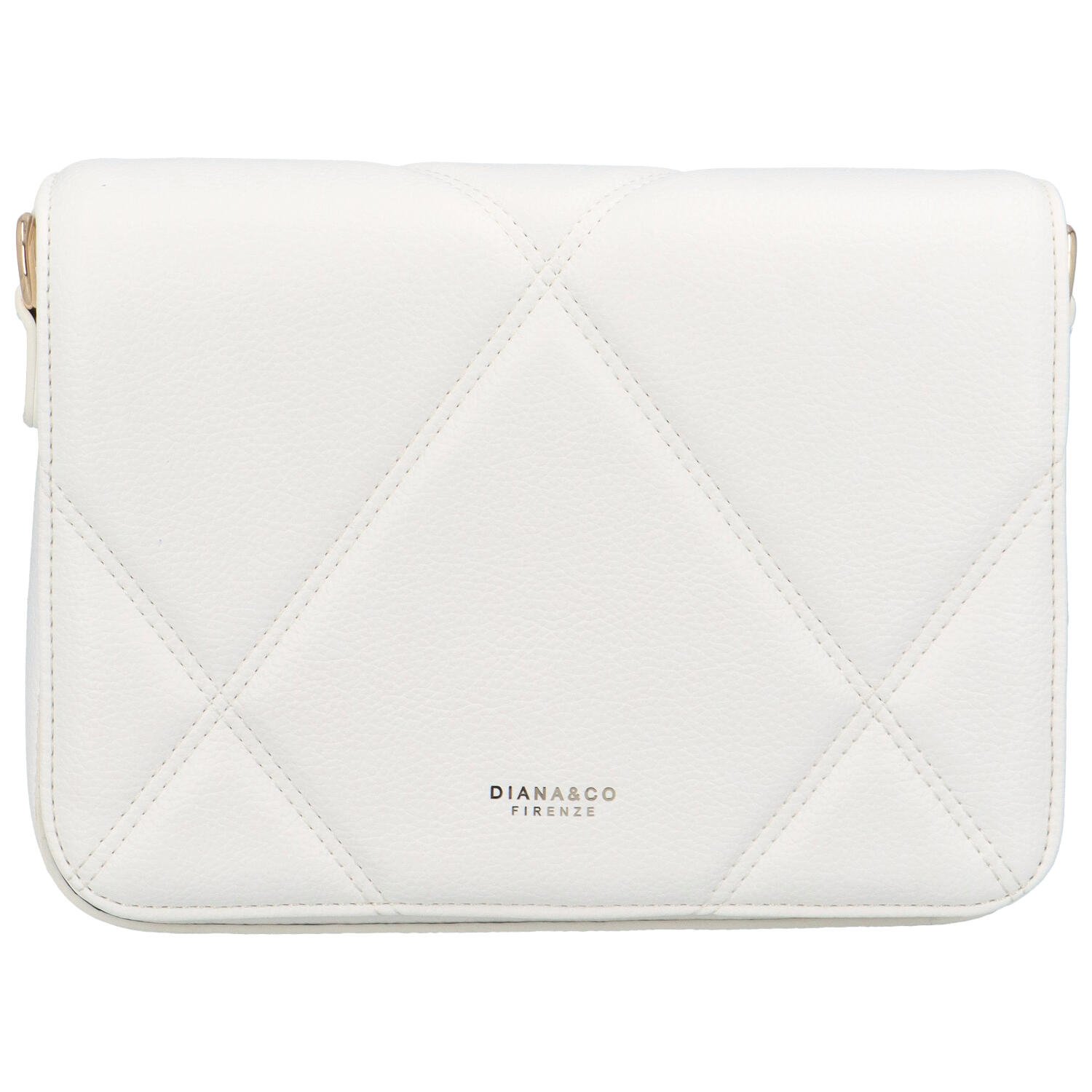 Dámska crossbody kabelka biela - DIANA & CO Bleneded