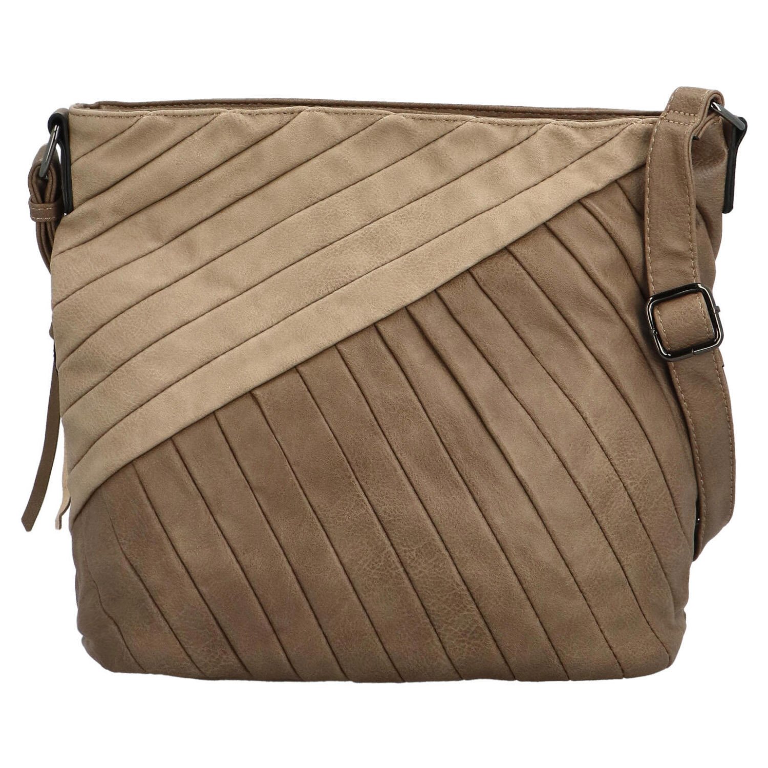 Dámska crossbody kabelka taupe - Coveri Lenhara