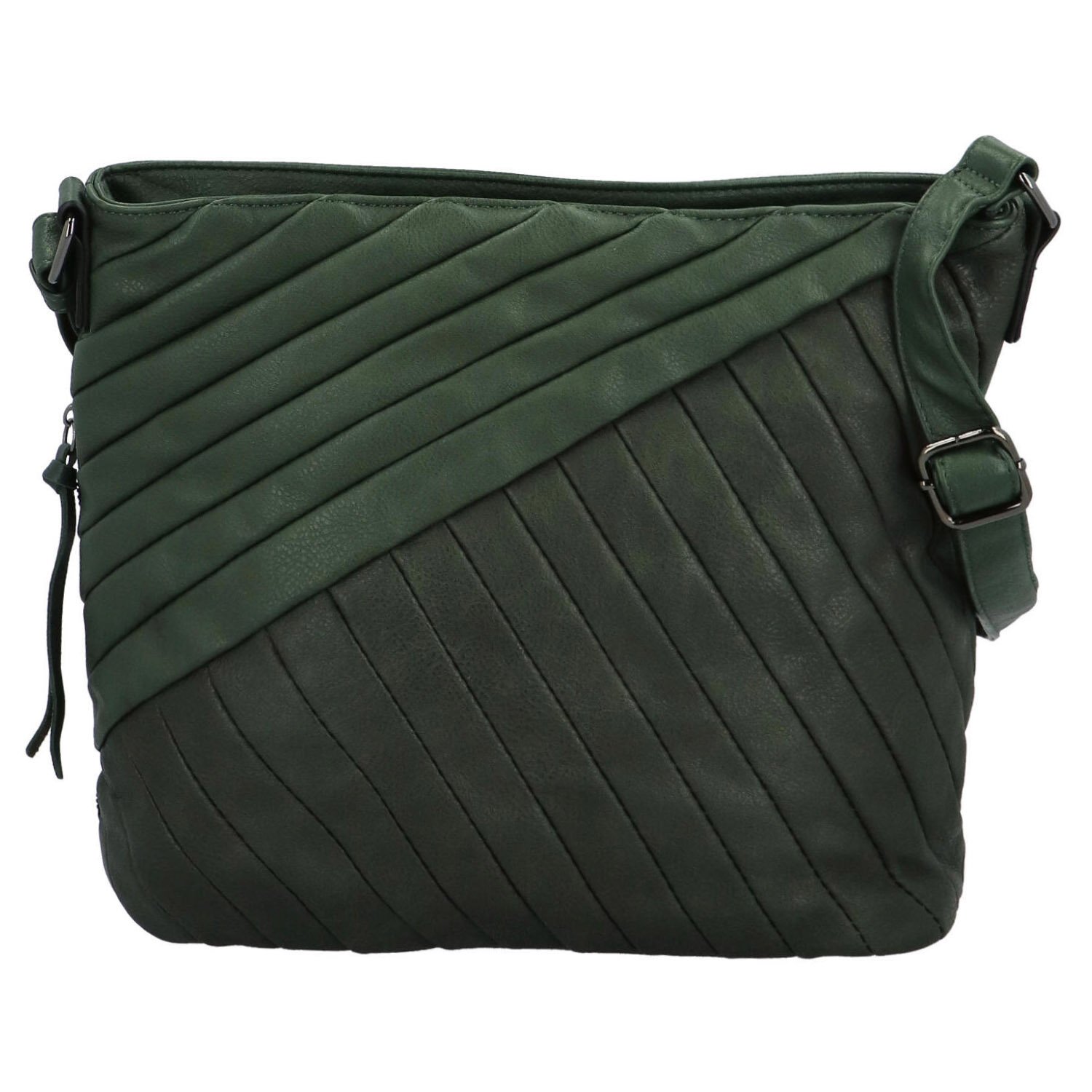 Dámska crossbody kabelka tmavozelená - Coveri Lenhara