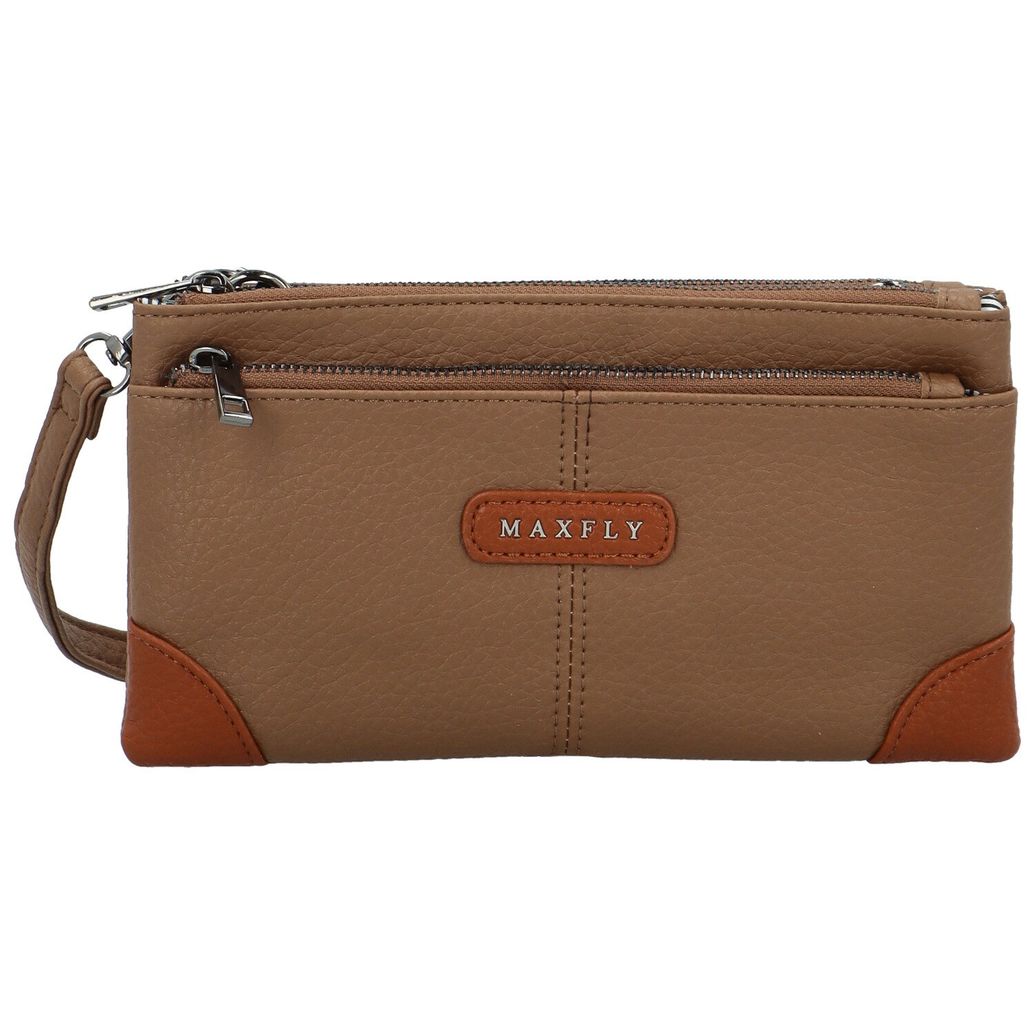 Dámska crossbody kabelka tmavo béžová - MaxFly Kandes