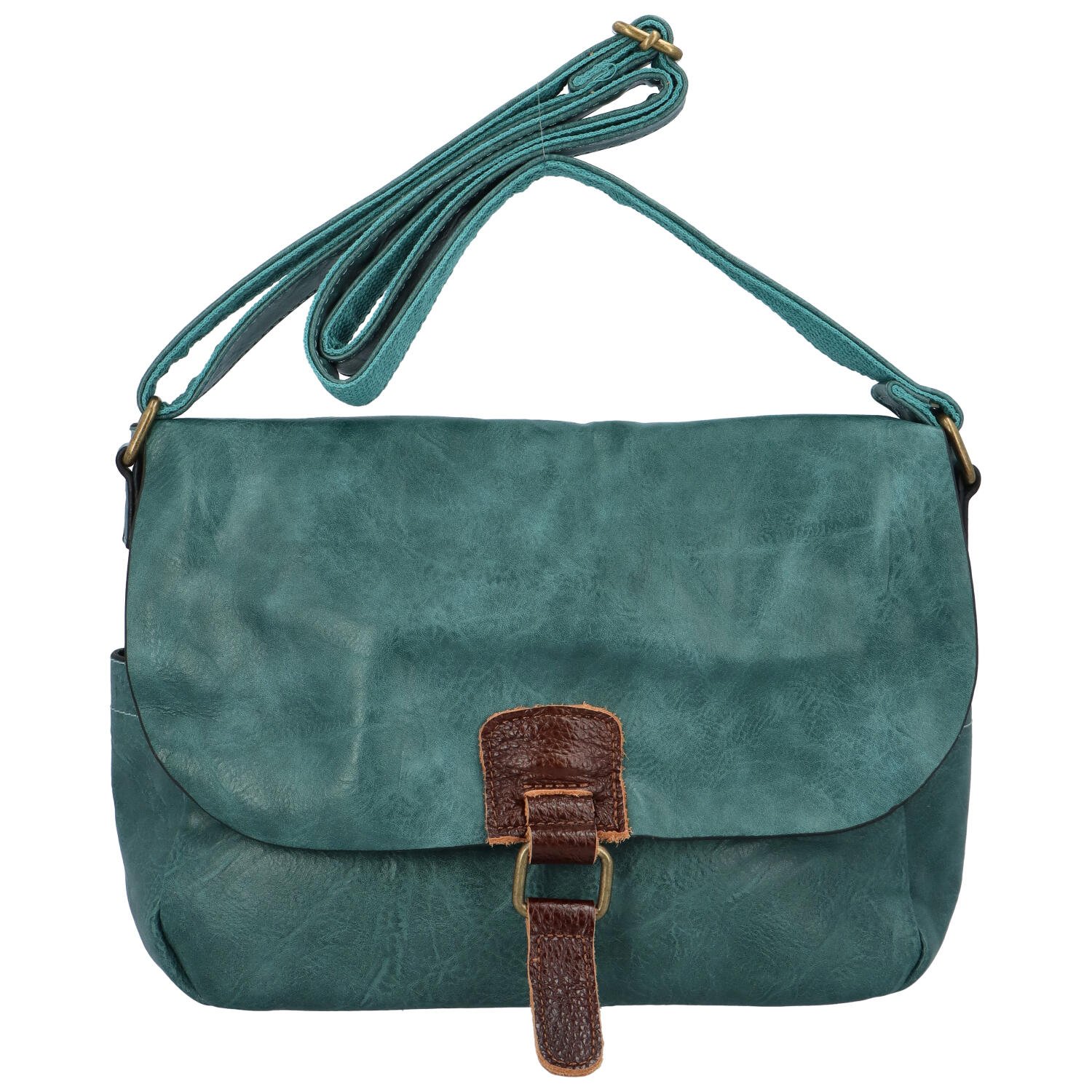 Dámska crossbody kabelka zelenomodrá - Paolo bags Talisia