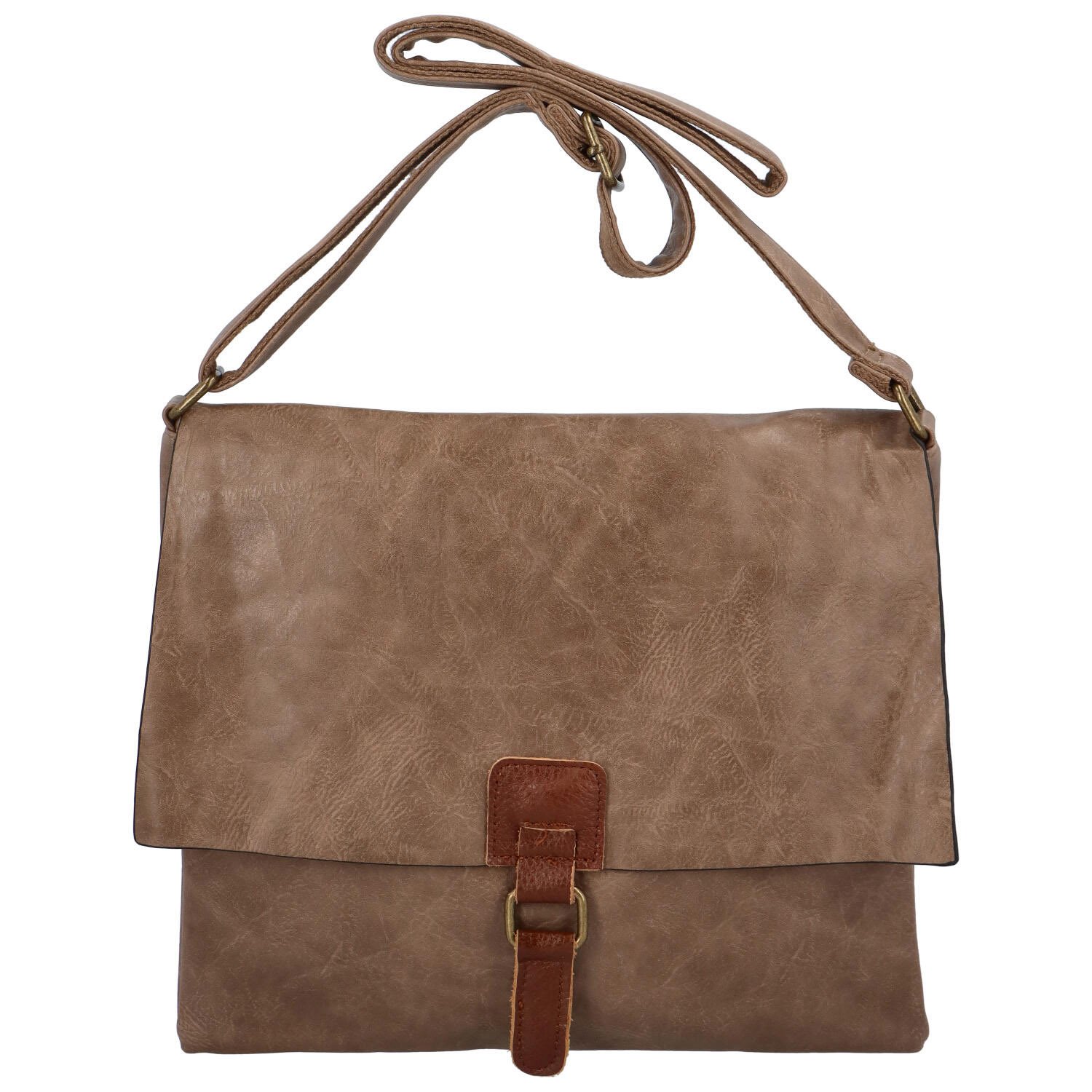 Dámska crossbody kabelka tmavobéžová - Paolo Bags Erikoma